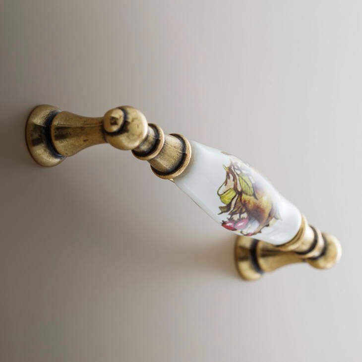 New Deco Handle - Oriental silver